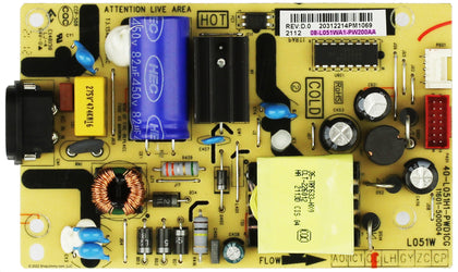 TCL 08-L051WA1-PW200AA Power Supply Board/LED Driver