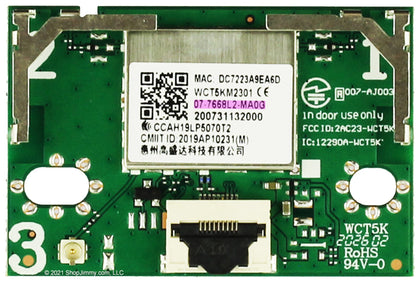 TCL 07-7668L2-MA0G Wi-Fi Wifi Wireless Internet Board