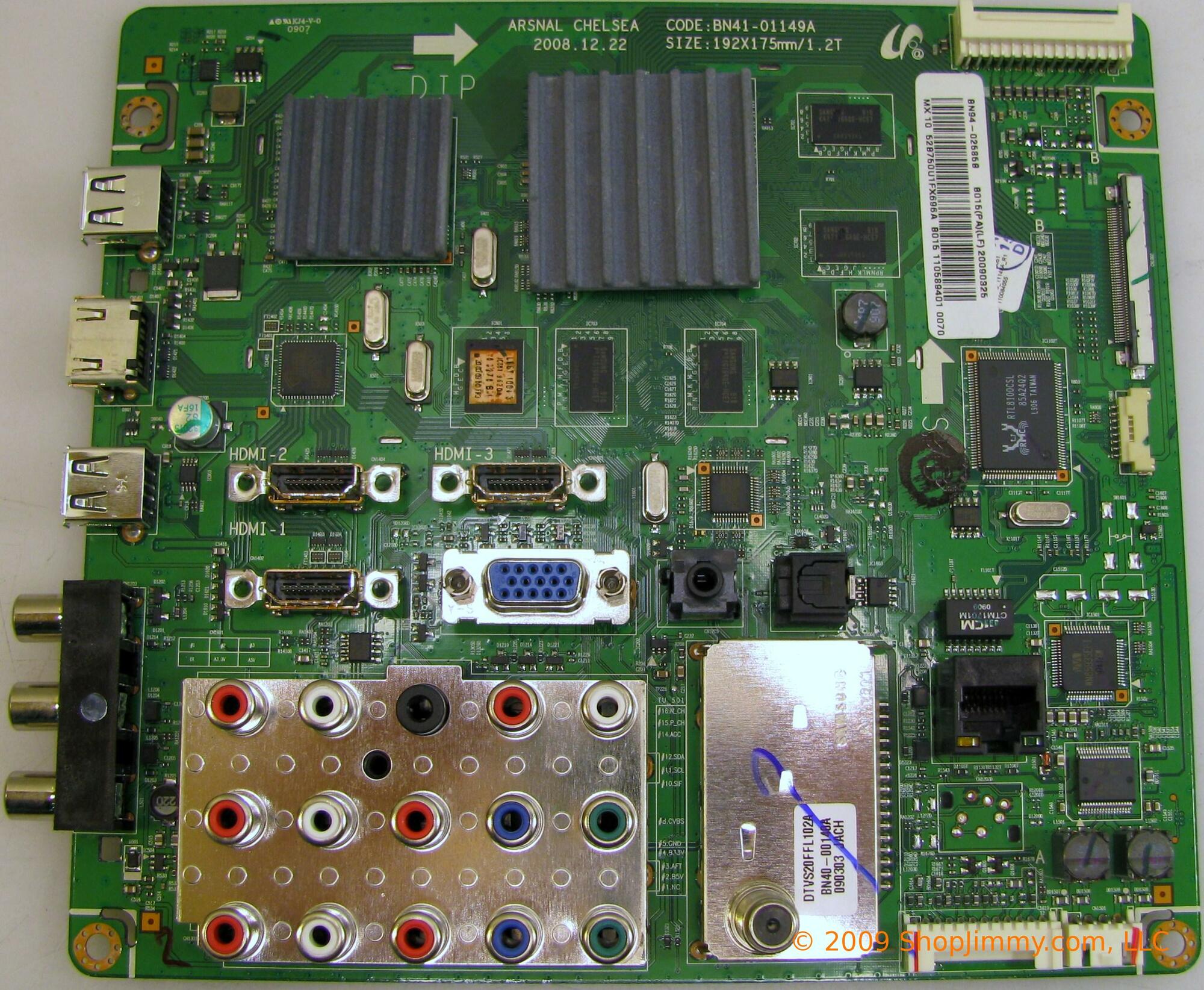Samsung BN94-02585B (BN41-01149A) Main Board LN52B750U1FXZA
