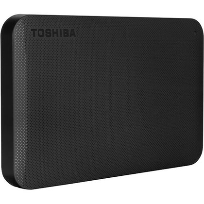 Toshiba Canvio 4 TB Portable Hard Drive - External - Patterned Black