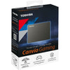 Toshiba Canvio Gaming HDTX140XK3CA 4 TB Portable Hard Drive - External - Black