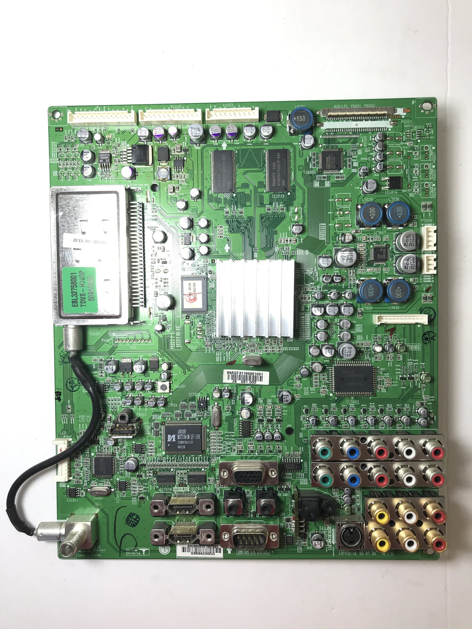 LG EBU33740901 Main Board Version 1 (EBR33742001, AGF31739201)