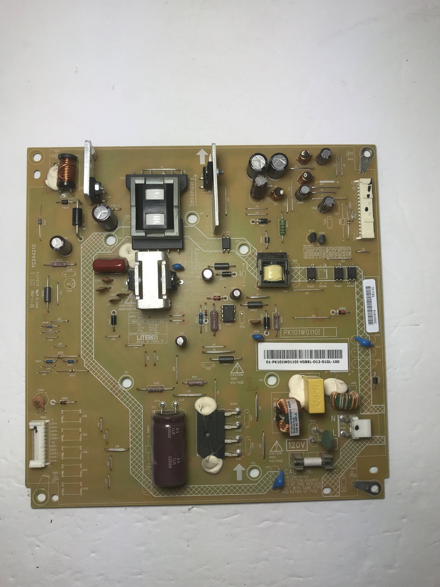 Toshiba PK101W0110I Power Supply/LED Board