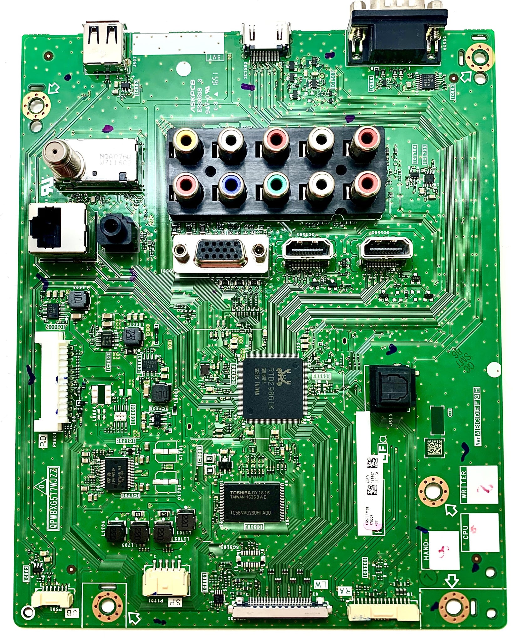 Sharp DUNTKG577FM08 Main Board for LC-80LE661U