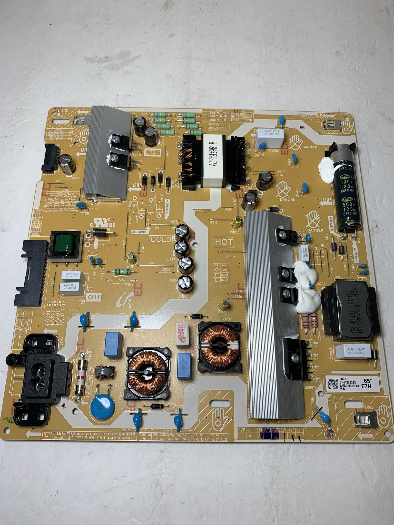 Samsung BN44-00932S Power Supply / LED Board