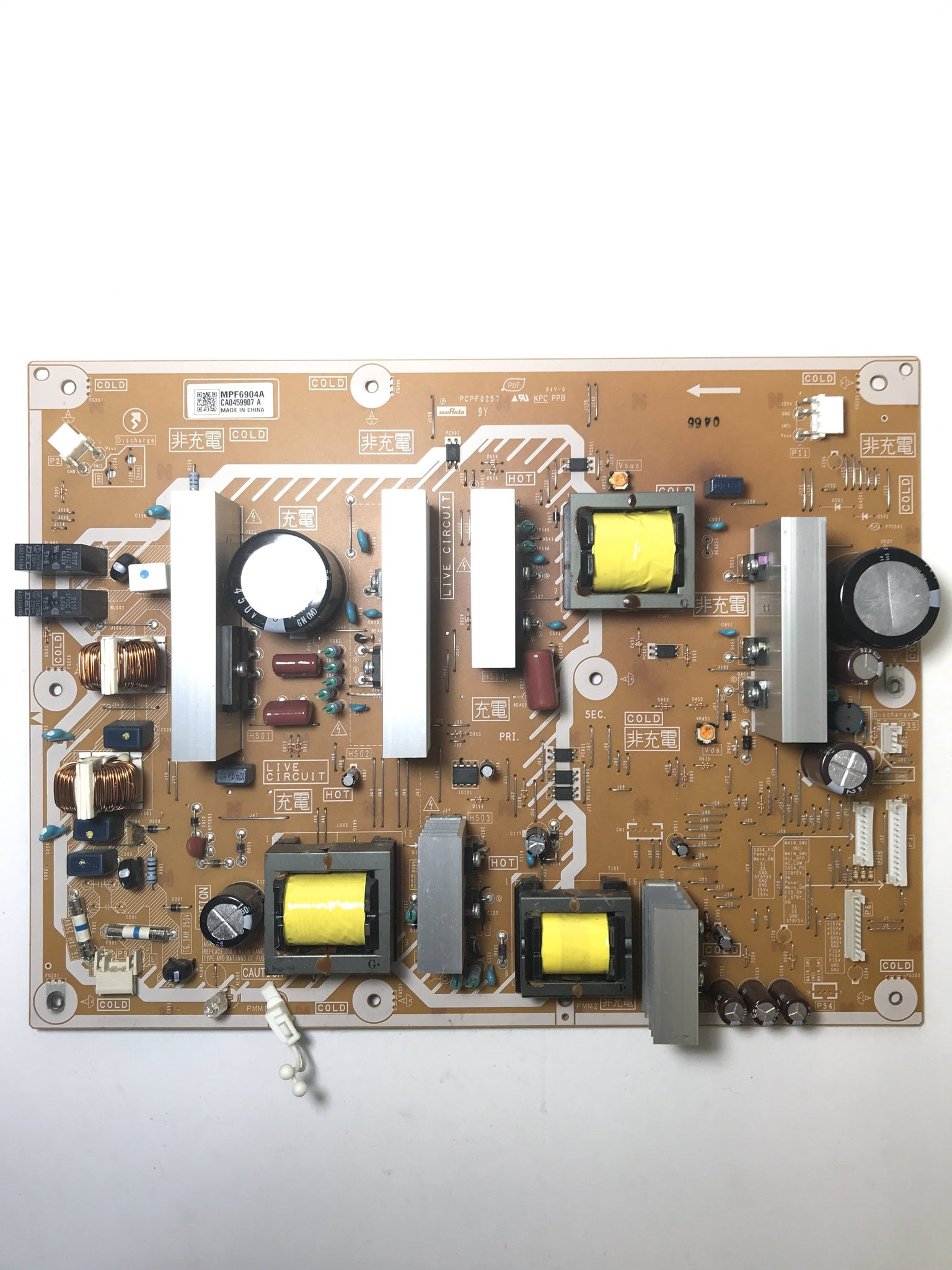 Panasonic/Sanyo N0AB5JK00001 (MPF6904A) Power Supply TC-P50C2 TC-P50X2 DP50741