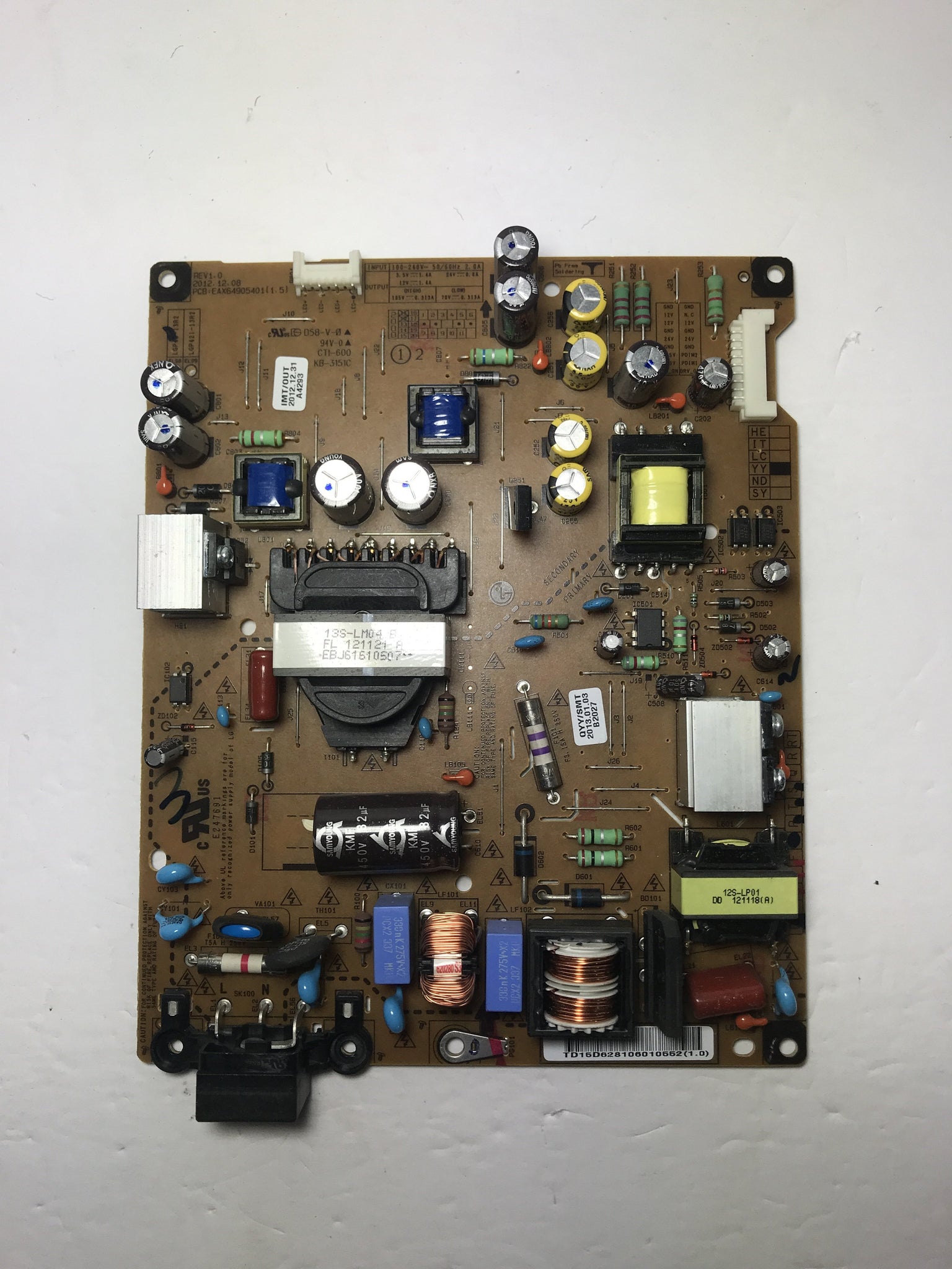 LG EAY62810601 (EAX64905401(1.5)) Power Supply / LED Board