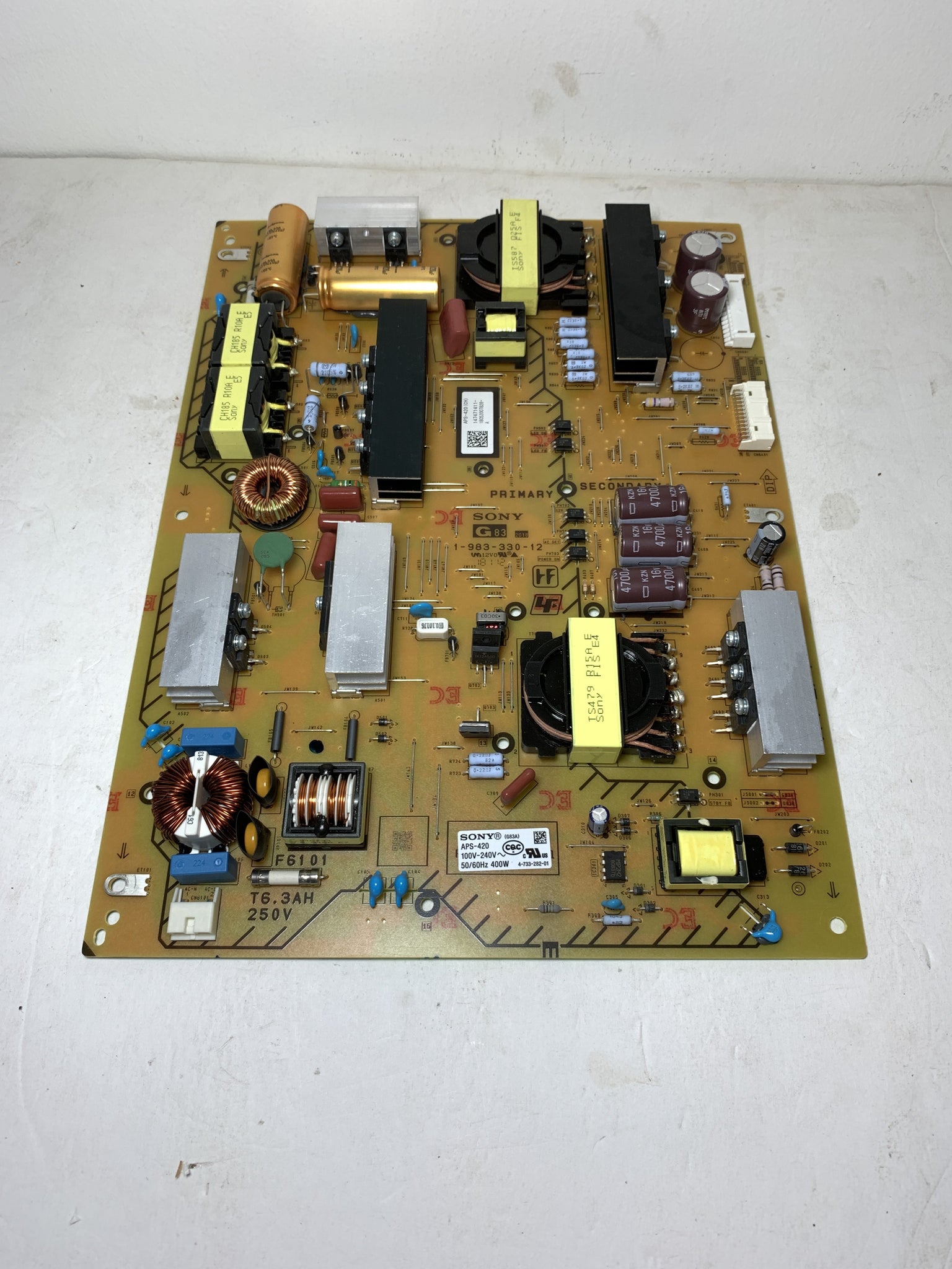Sony 1-474-714-11/1-474-714-12 G83 Static Converter Power Supply Board