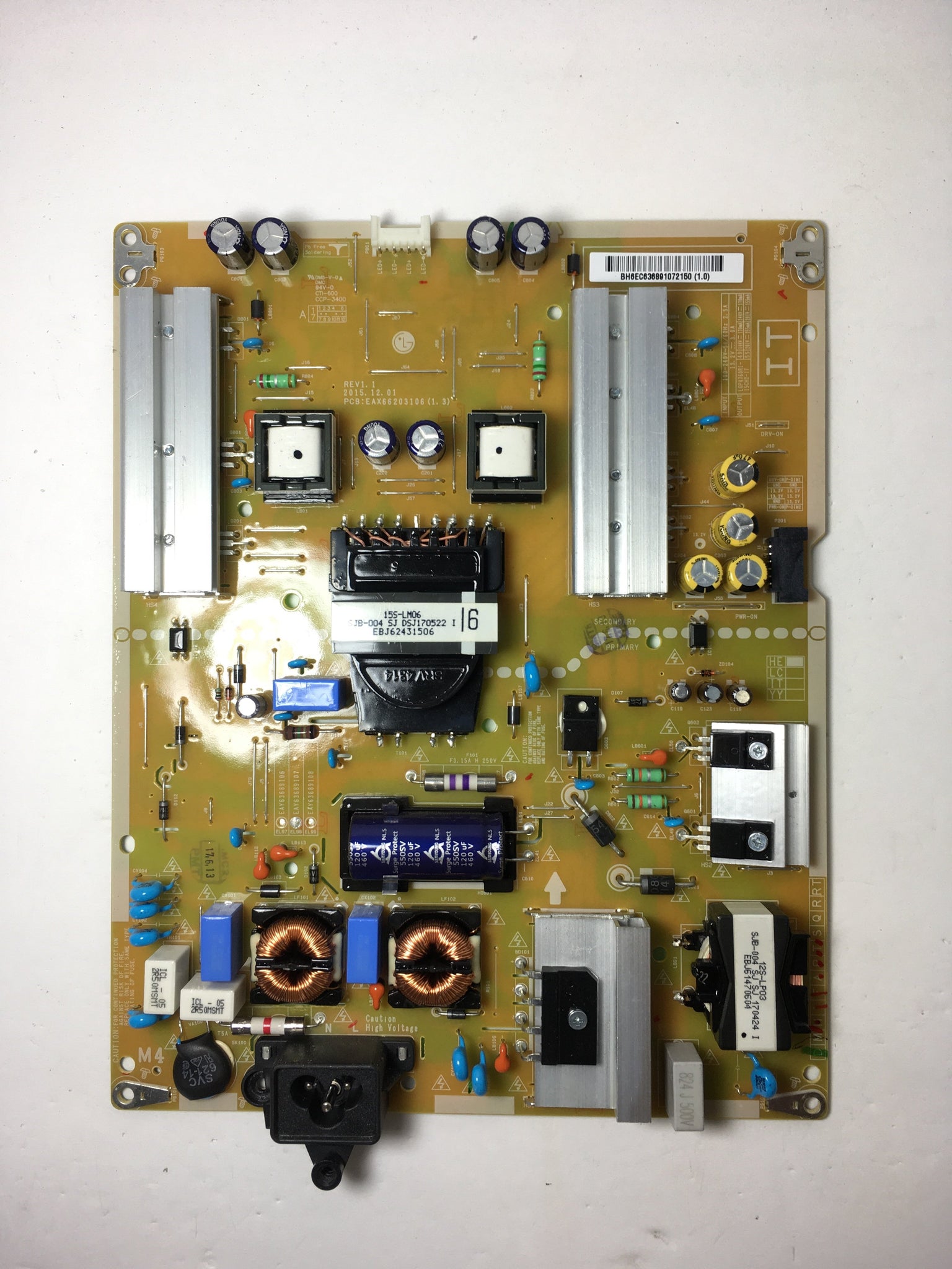 LG EAY63689107 Power Supply / LED Driver Board